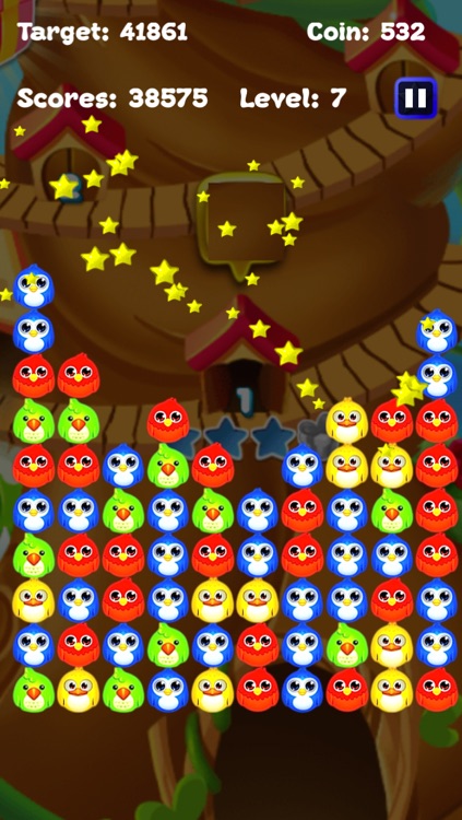 Bird Crush Puzzle Splash: free bubble jelly birds match 3 games