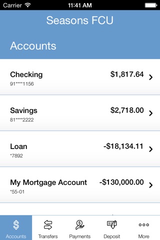 Seasons FCU Mobile Money screenshot 3