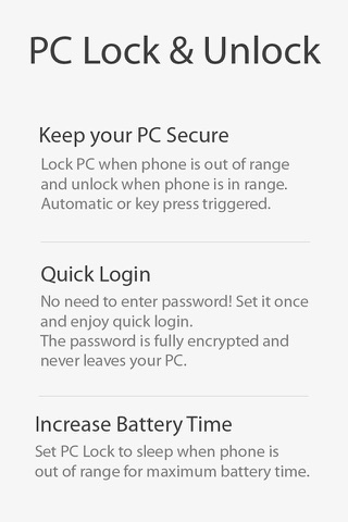 PC Lock - Unlock & Lock your PC screenshot 2