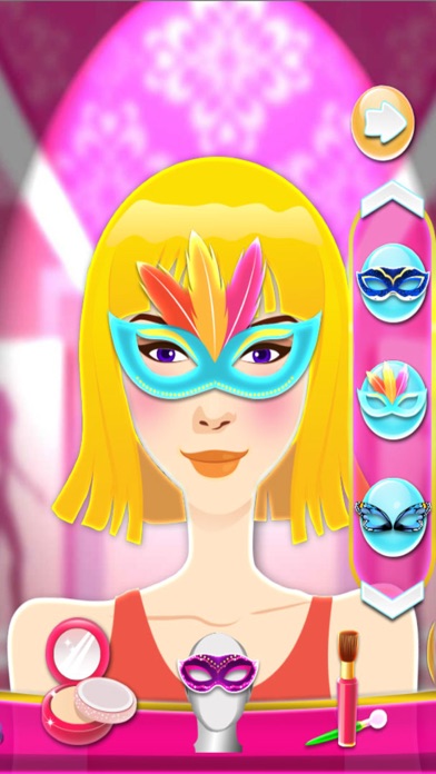 Screenshot #1 pour Star Pink Princess Prom Salon - Girls Makeup, Dressup and Makeover Games