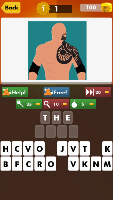 Wrestler & Divas Photo Quiz for Ultimate Wrestling Games Trivia Free Screenshot