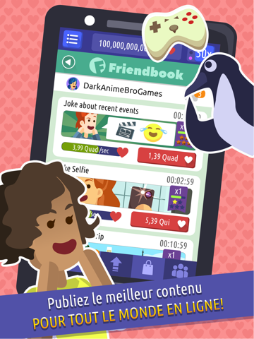 Screenshot #5 pour So Social - Jeu Clicker de la Célébrité d'Internet