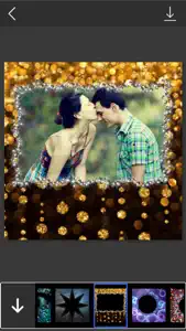 Glitter Photo Frame - Amazing Picture Frames & Photo Editor screenshot #1 for iPhone