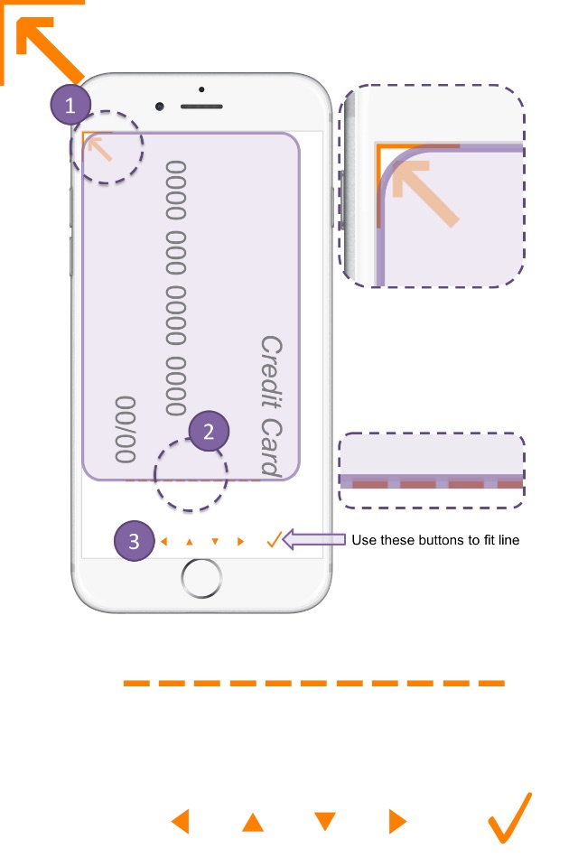 Precise Ruler Lite - Using credit card screenshot 2