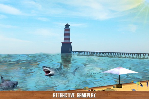 Furious Shark Revolution : Play this Shark Life Simulator to feed and huntのおすすめ画像1