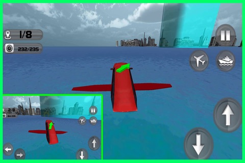 Floating Limo Flying Car Simulator - Futuristic Driving Stunts - Airplane Flight Pilot screenshot 2