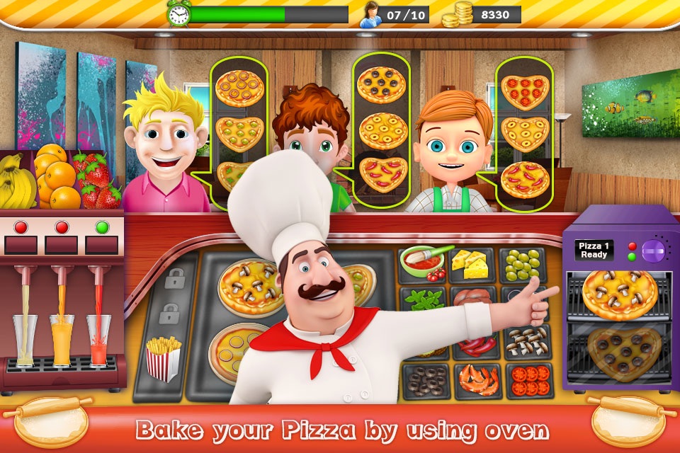 Kitchen Fever Pizza Chef - Time Management Cooking Game screenshot 4