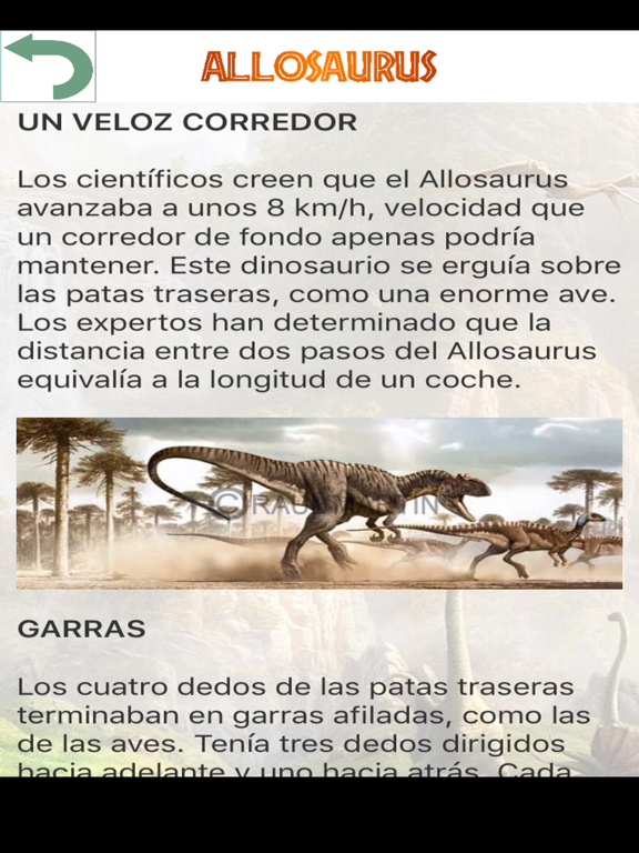 Screenshot #5 pour Jurassic Info Dinosaurios