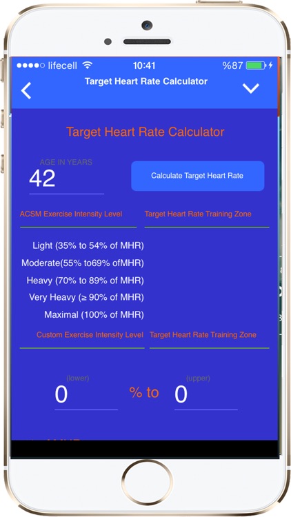 Fitness and Exercise Calculators