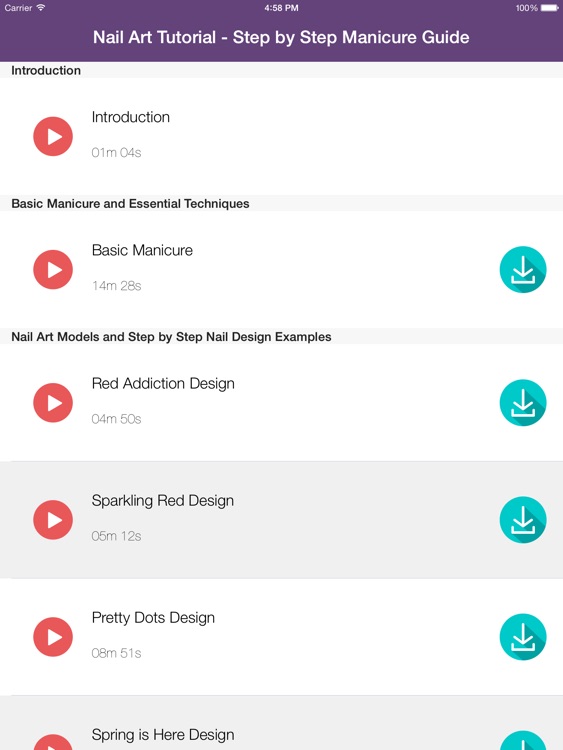Nail Art Tutorial - Step by Step Manicure Guide for iPad screenshot-4