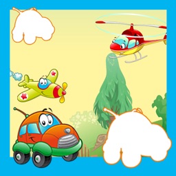 Animated Air-plane and Car-s Game-s: Tricky Sort-ing For Kids and baby