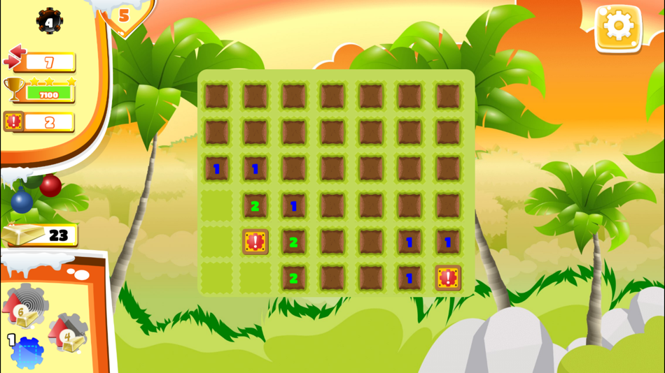 #5. Little Minesweeper guy (iOS) 由: Anne Murielle Larger