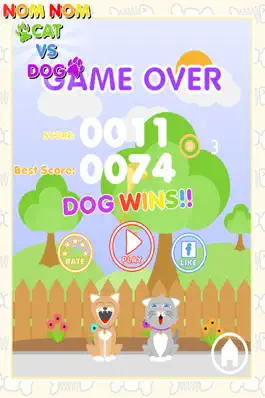 Game screenshot Nom Nom Cat Vs Dog - Feed The Hungry Pets! hack