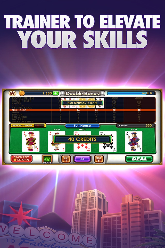 Video Poker VIP - Multiplayer Heads Up Free Vegas Casino Video Poker Games screenshot 4