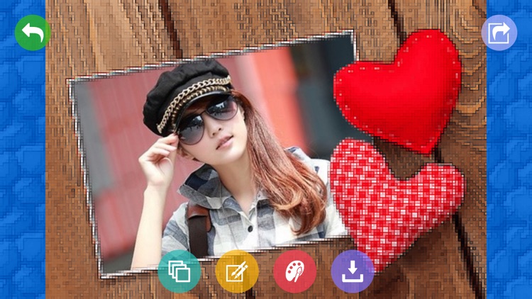 8 Bit Pixel Art Photo Frames