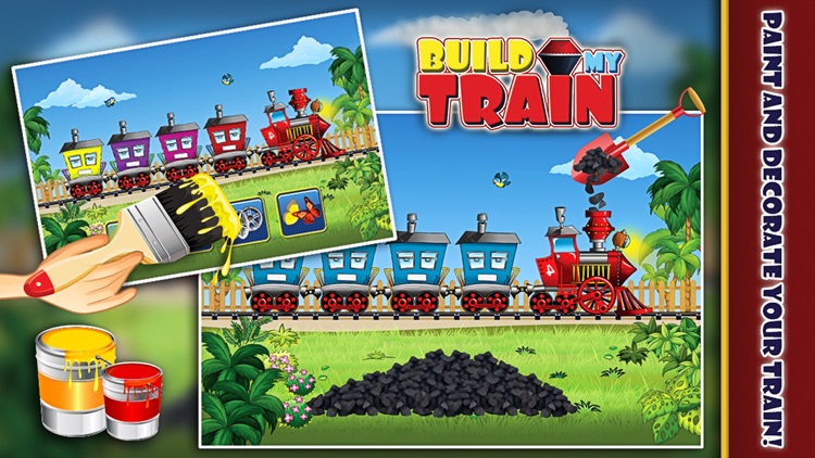 Build My Train – Make & repair vehicle in this crazy mechanic game for kids screenshot-3