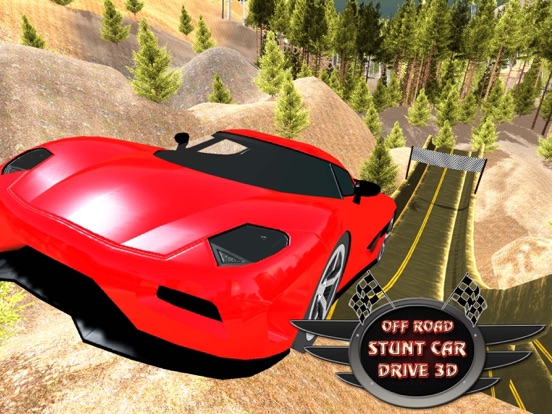 Offroad Stunt Car Drive 3d iPad screenshot