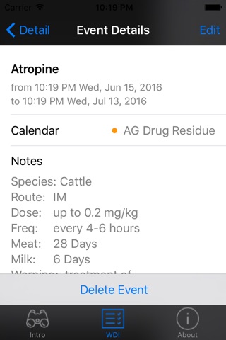 Ag Drug Residue Reference screenshot 4