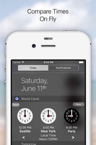 World Times & Alarm - Widget screenshot 3