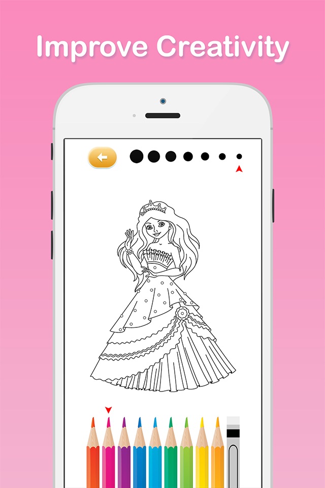 My Little Princess Coloring Book Games for Girls screenshot 3