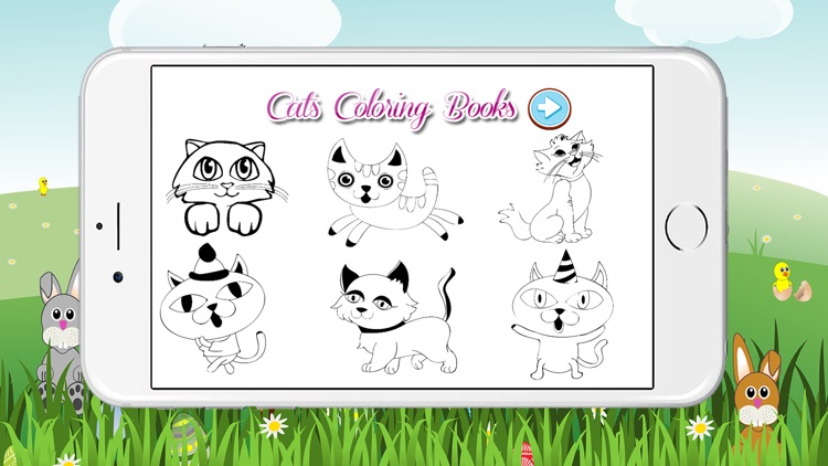 Cats Worlds Coloring Book for Preschool Game screenshot-3