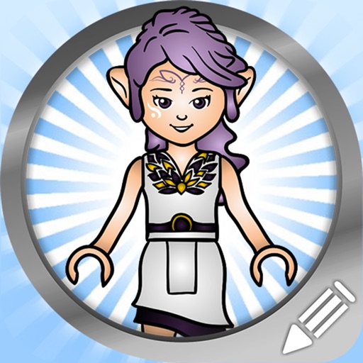 Draw And Paint Lego Elves Characters Edition icon