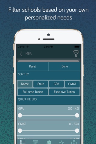 MBA School Application Tracker - Track & organize applications for business school programs screenshot 4
