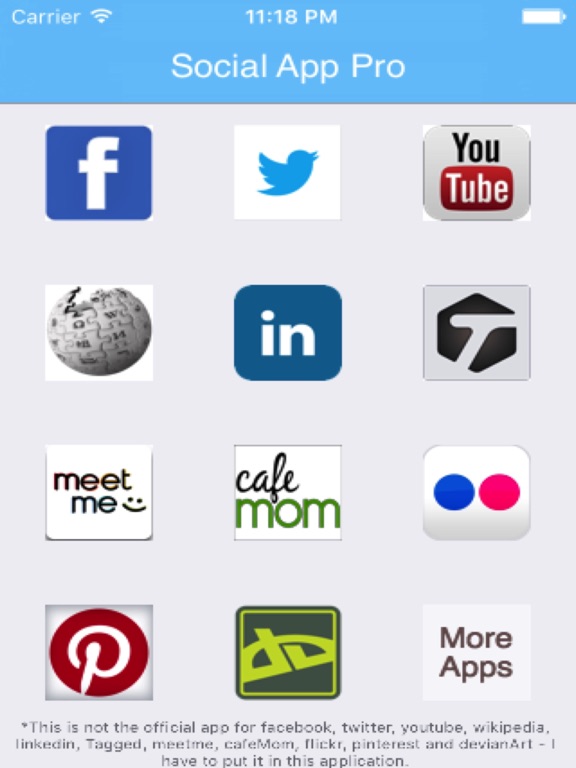 Screenshot #4 pour Social App Pro