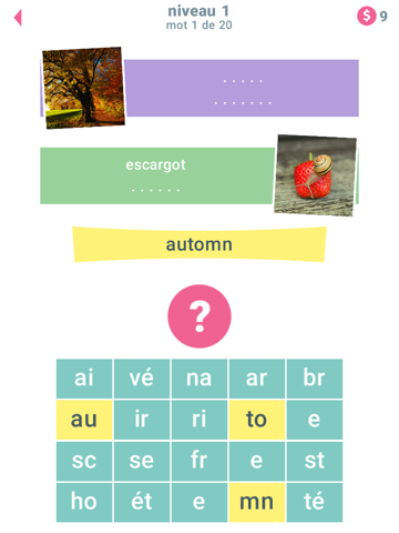 Screenshot #6 pour 2 Indices: Mots et Syllables