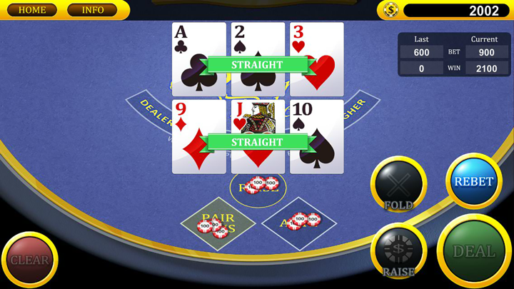 Screenshot #1 pour Three Card Poker Casino
