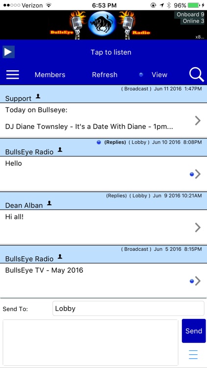 BullsEye Radio Chat