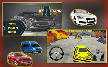 Real Car Parking Simulator-Driving School Test 3D