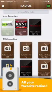 Brazilian Radio - access all Radios in Brasil FREE screenshot #1 for iPhone