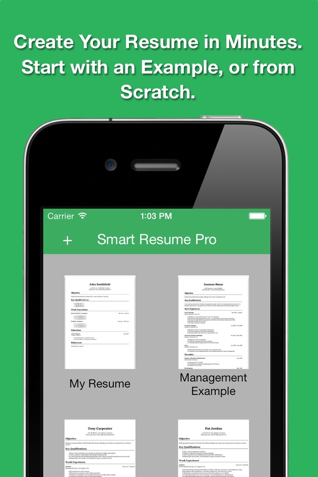 Smart Resume Pro screenshot 3