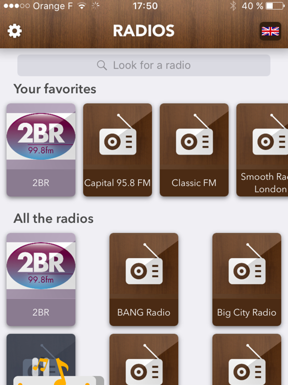 Screenshot #4 pour UK Radios - access all British Radios FREE!