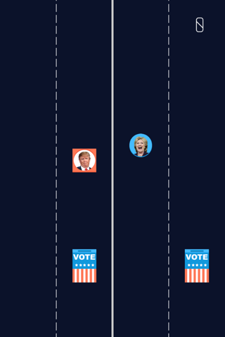 Trump vs. Hillary - Running man presidential challenge game screenshot 2