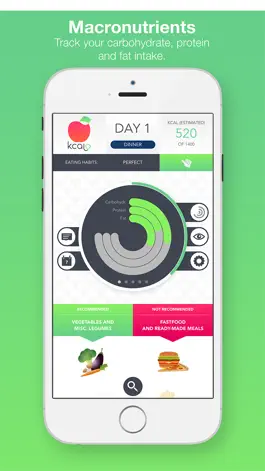 Game screenshot Kcalo: Calorie Counter Kcal & Nutrition Tracker apk