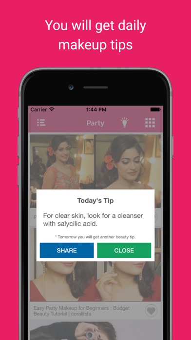 Screenshot #2 pour Face beauty makeup tutorial: Women skin care video