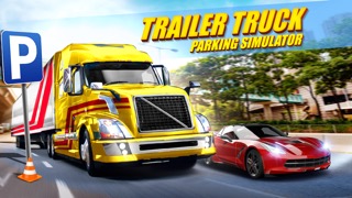 Trailer Truck Parking with Real City Traffic Car Driving Simのおすすめ画像1