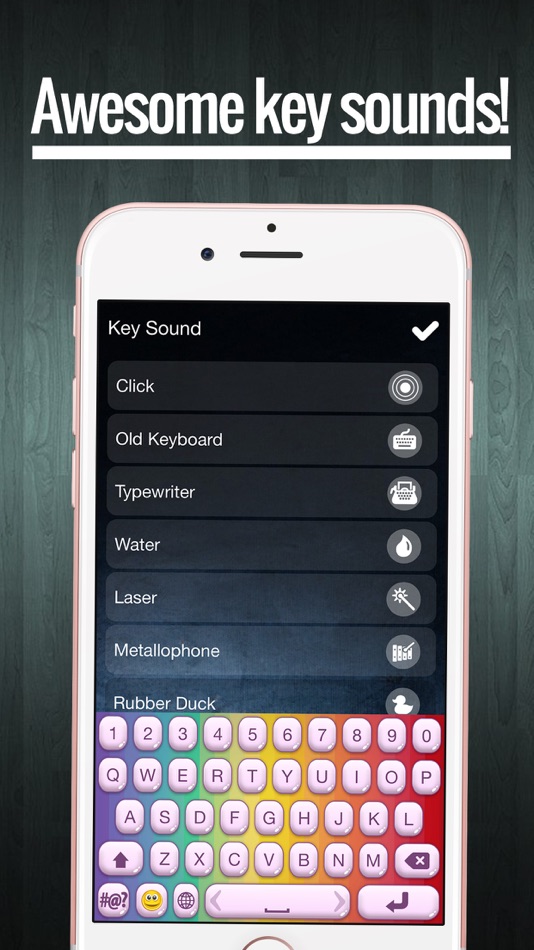 #4. Rainbow Keyboard Changer – Cool Emoji Keyboard.s with Beautiful Color.ful Themes and Fonts (iOS) 由: Sandra Djukic