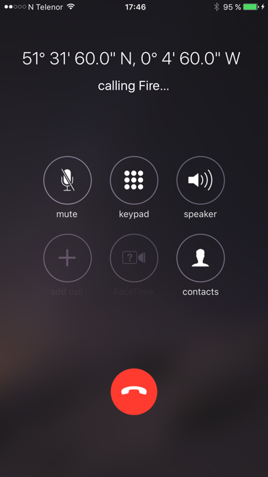 Emergency Call Anywhere Screenshot