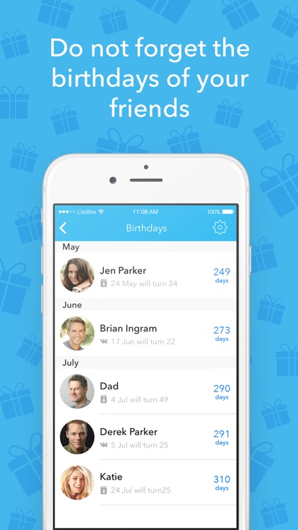 ListBox - ToDo and Birthdays for VK screenshot-3
