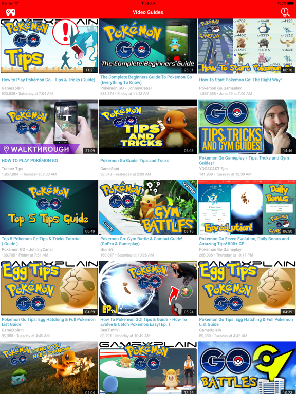 Screenshot #4 pour Game Guide for Pokémon GO - All Level Video Guide to catch Pokemon