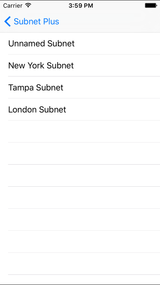 #3. Subnet Plus - Subnet Calculator (iOS) By: Ted Trentler