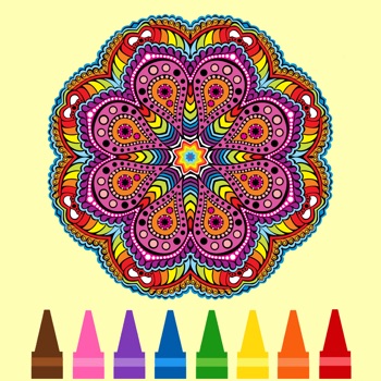 Mandala Kleuren Spel Kleurplaat Leren Tekenen Spelletjes