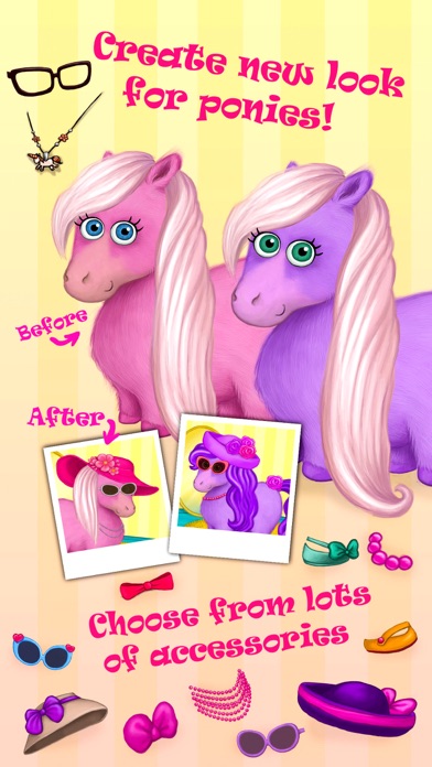 Screenshot #1 pour Pony Sisters in Hair Salon - Horse Hairstyle Makeover Magic