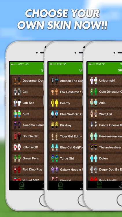 Animal Skins For Minecraft PE (Pocket Edition) Free