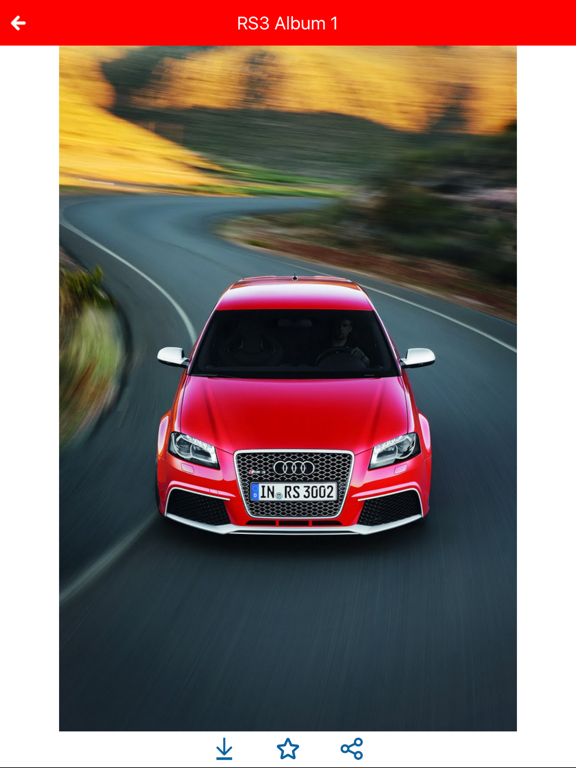 HD Car Wallpapers - Audi RS3 Edition iPad screenshot