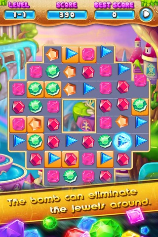 Gems Land Fantasy Match screenshot 3