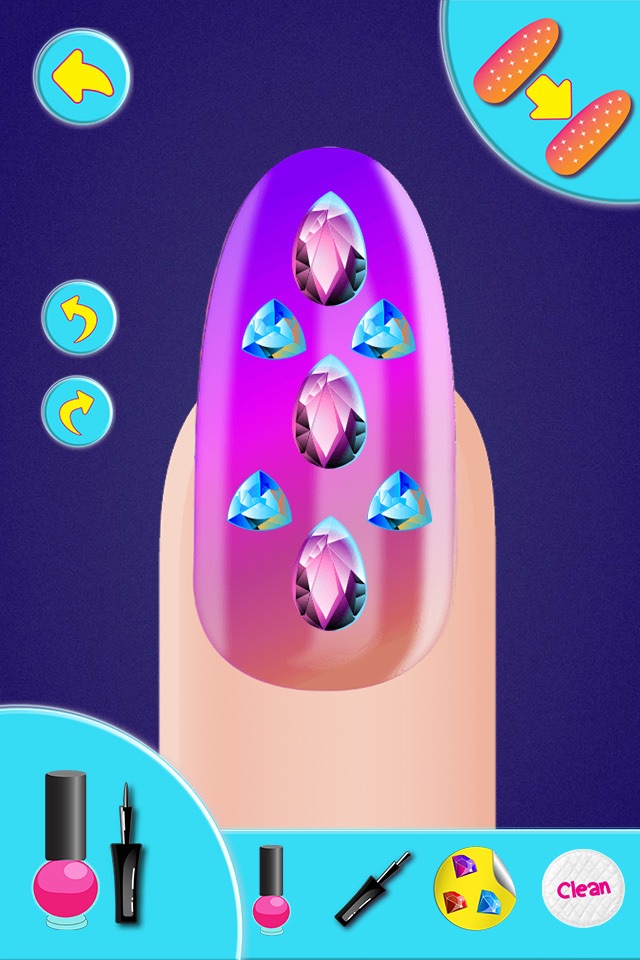 Neon Nails for Party Girls – Style Makeover and Spa Nail Treatment in a Fashion Manicure Salon screenshot 2